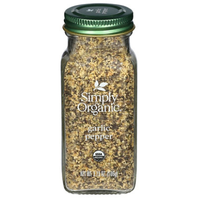 Simply Organic Garlic Pepper Jar - 3.73 Oz - Image 1