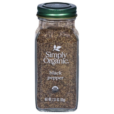 Simply Organic Black Pepper Jar - 2.31 Oz - Image 2