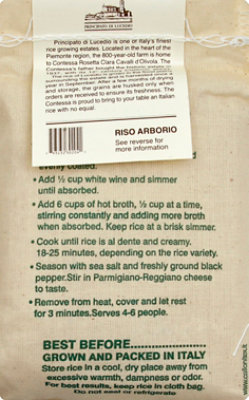 Principato di Lucedio Rice Arborio - 17 Oz - Image 3