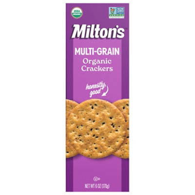 Milton's Craft Bakers Multi-Grain Organic Gourmet Crackers - 6 Oz