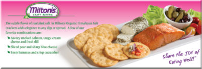 Milton's Craft Bakers Himalayan Salt Organic Gourmet Crackers - 6 Oz - Image 5