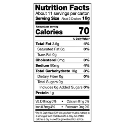 Milton's Craft Bakers Olive Oil & Sea Salt Organic Gourmet Crackers - 6 Oz - Image 3