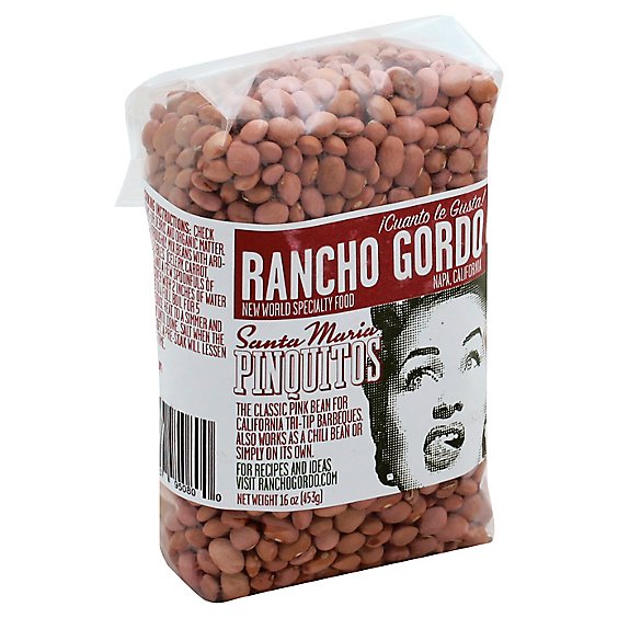Rancho Gordo Santa Maria Pinquito Beans - 16 Oz