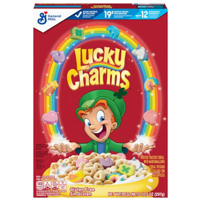 Lucky Charms Cereal Frosted Toasted Cereal With Marshmallows