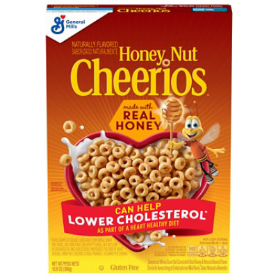 Cheerios Honey Nut Cereal Whole Grain Oat Sweetened Real Honey - 10.8 Oz - Image 2