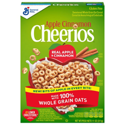 Cheerios Cereal Whole Grain Oats Apple Cinnamon Box - 11 Oz - Image 2