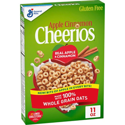 Cheerios Cereal Whole Grain Oats Apple Cinnamon Box - 11 Oz - Image 1
