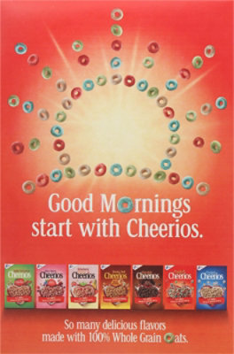 Cheerios Cereal Whole Grain Oats Fruity Box - 10.6 Oz - Image 5