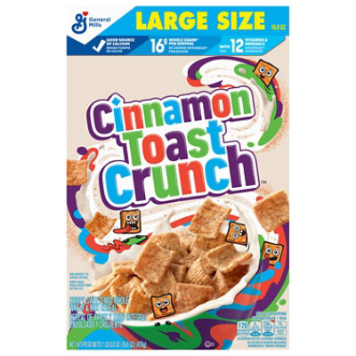 Cinnamon Toast Crunch Cereal Large Size - 16.8 Oz - Image 3