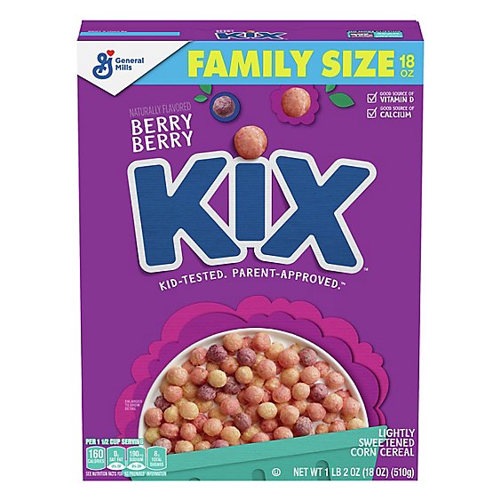 General Mills Berry Berry Kix Cereal - 18 Oz