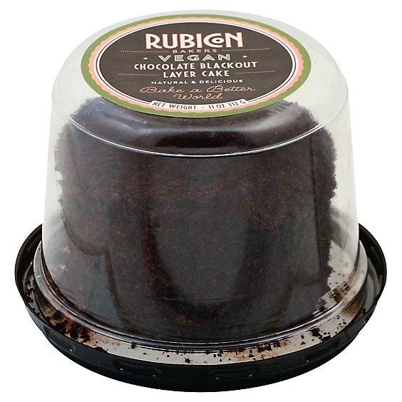Rubicon Bakers Vegan Blackout Cake 4in - Each