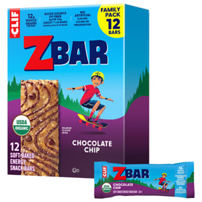 CAIメディア Charpy Chocolate CH-2GB CLIF Kid Zbar Chocolate Brownie Organic Snack Bars - 12-1.27