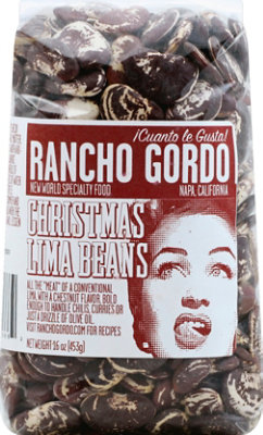 Rancho Gordo Christmas Lima Beans - 16 Oz - Image 2