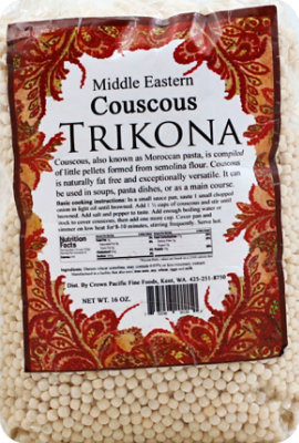 Trikona Couscous Israeli - 16 Oz - Image 2