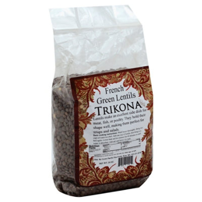 Trikona Bean French Green Lentils - 20 Oz - Image 1