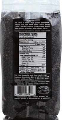 Timeless Black Beluga Lentils - 16 Oz - Image 3