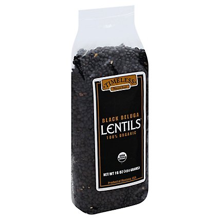 Timeless Black Beluga Lentils - 16 Oz - Image 1