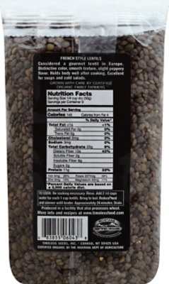 Timeless French Green Lentils - 16 Oz - Image 3