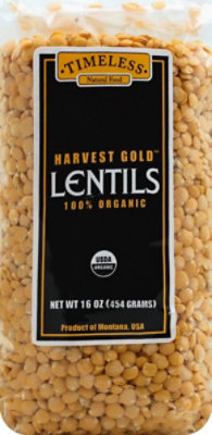 Timeless Harvest Gold Lentils - 16 Oz - Image 2