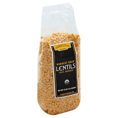Timeless Harvest Gold Lentils - 16 Oz - Image 1