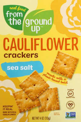 Earthly T Crackers Cauliflwr Seaslt - 4 Oz - Image 2