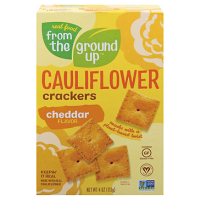 Earthly T Crackers Cauliflwr Cheddr - 4 Oz - Image 3