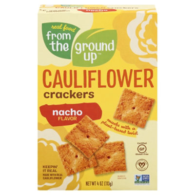 Earthly T Crackers Cauliflowr Nacho - 4 Oz - Image 3