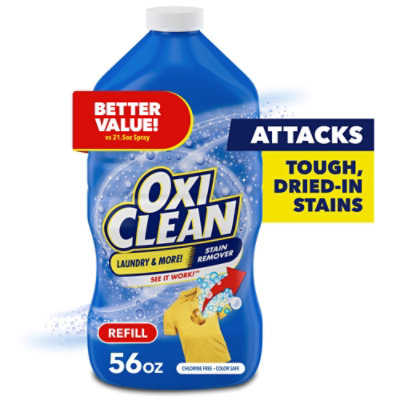 OxiClean Laundry Stain Remover Spray Refill - 56 Oz - Image 1