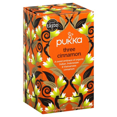 Pukka Herbal Tea Organic Three Ginger - 20 Count - Safeway