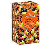 Pukka Herbal Tea Organic Three Cinnamon Box - 20 Count
