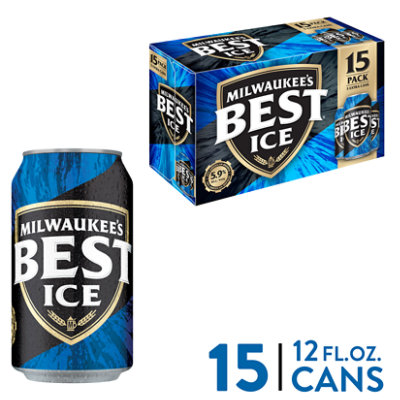 Milwaukees Best Ice American Style Ice Lager Beer 5.9% ABV Cans
