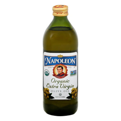 Napoleon Olive Oil Organic Extra Virgin - 33.8 Fl. Oz. - Image 3