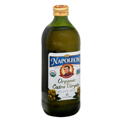 Napoleon Olive Oil Organic Extra Virgin - 33.8 Fl. Oz. - Image 1