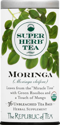 The Republic of Tea SuperHerb Tea Bags Moringa - 36 Count - Image 2