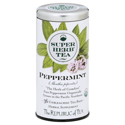 The Republic of Tea SuperHerb Tea Bags Peppermint - 36 Count - Image 3