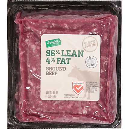 Meat Counter Beef Ground Beef 96% Lean 4% Fat Brick - Lb - Image 2