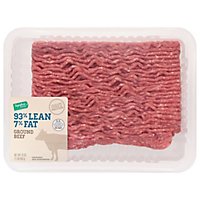 Meat Counter Beef Ground Beef 93% Lean 7% Fat - 1 Lb