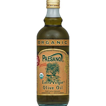 Paesanol Organic Olive Oil Extra Virgin Bottle - 17 Fl. Oz. - Image 2