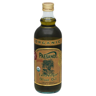 Paesanol Organic Olive Oil Extra Virgin Bottle - 17 Fl. Oz. - Image 1