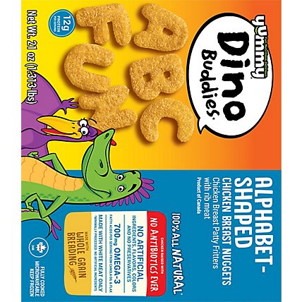 Yummy All Natural Alphabet-Shaped Chicken Breast Nuggets - 21 Oz - Image 6