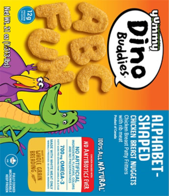 Yummy All Natural Alphabet-Shaped Chicken Breast Nuggets - 21 Oz - Image 6