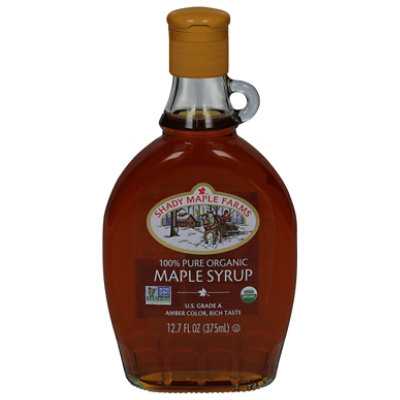 Shady Maple Farms Syrup Organic Maple Bottle - 12.7 Fl. Oz.