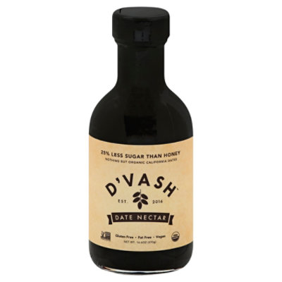 Dvash Organics Date Nectar Organic Fat Free Gluten Free Vegan Bottle - 16 Oz