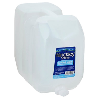 Hinckley Springs Purified Water Jug 2.5 Gallon Randalls