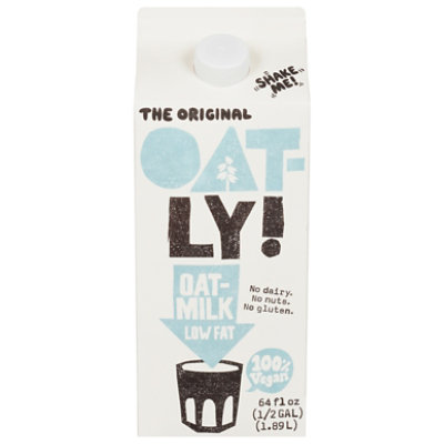 Oatly Oat Milk Low Fat - 64 Oz - Image 1