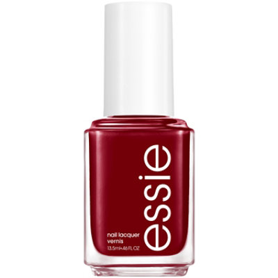 essie salon-quality nail polish vegan deep red wine Bordeaux - 0.46 Fl. Oz. - Image 1