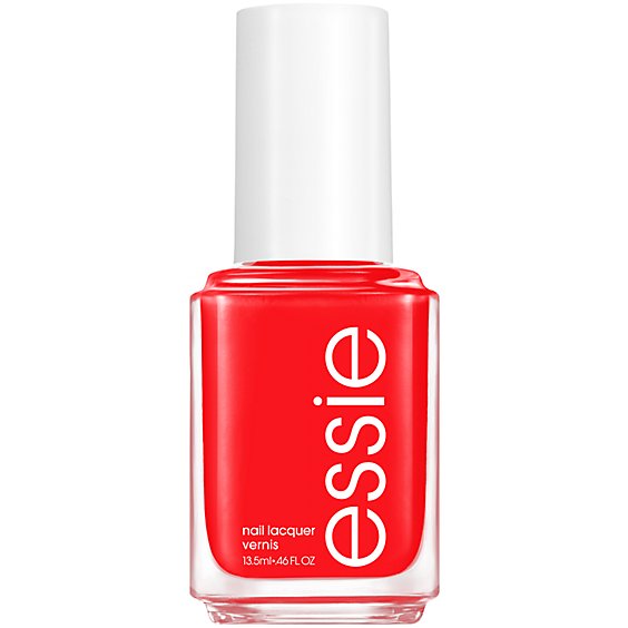 Essie 8 Free Vegan Red Orange Geranium Salon Quality Nail Polish - 0.46 Oz