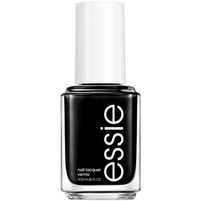 essie salon-quality nail polish vegan jet black Licorice - 0.46 Fl. Oz. - Image 1