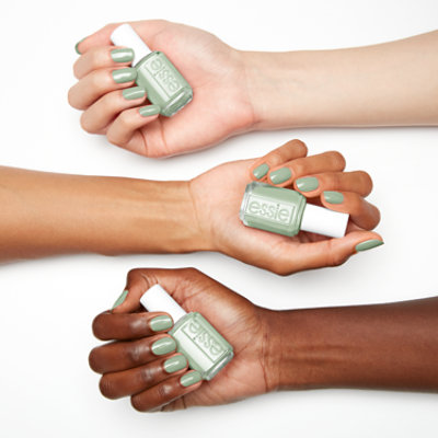 Essie 8 Free Vegan Muted Green Turquoise And Caicos Salon Quality Nail Polish - 0.46 Oz - Image 3