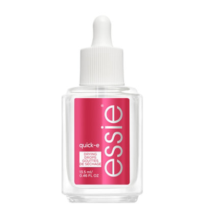 essie nail care vegan clear quick dry drops Quick-E Drops - 0.46 Fl. Oz. - Image 1